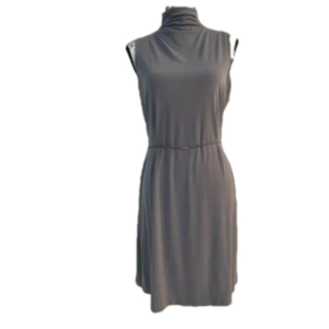 Francisco Costa for Calvin Klein knee-length slik turtleneck dress sz 12